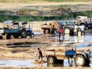 वर्षाकाल में रेत खदानों में लगी रोक,ड्रोन से होगी भंडारण की जांच …