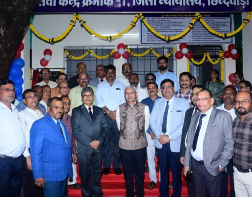 जिला न्यायालय छिंदवाड़ा में ई-सेवा केन्द्र का हुआ लोकार्पण