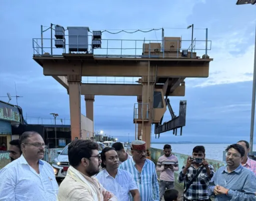 माचागोरा डेम का अचानक निरीक्षण में पहुँचे सांसद बंटी विवेक साहू