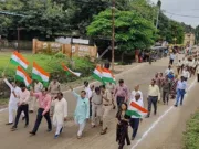 हर घर तिरंगा अभियान के अंतर्गत निकाली ऐतिहासिक तिरंगा यात्रा