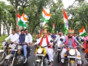 दमुआ से लेकर परासिया तक निकली गई तिरंगा यात्रा