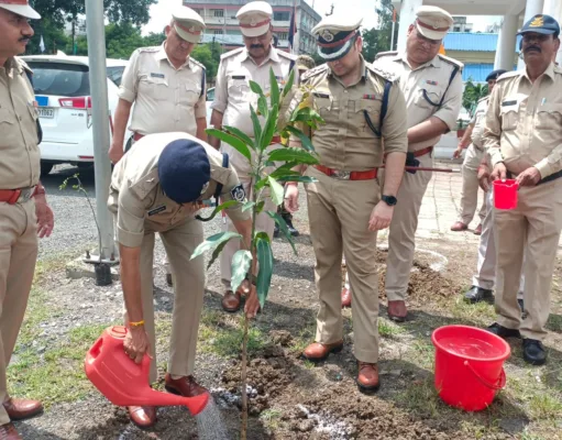 आईजी जबलपुर जोन पहुंचे जिला पांढुरना