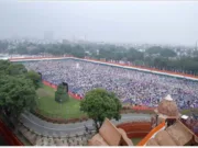 लाल किले की प्राचीर से 90 मिनट का ऐतिहासिक संबोधन