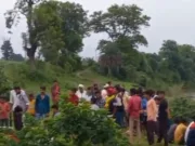 मछली पकड़ने गया युवक पानी के तेज बहाव में बहा….