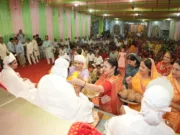 भव्य बिंदोरी यात्रा व गोद भराई का कार्यक्रम सम्पन्न