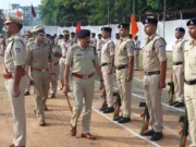 पुलिस महानिरीक्षक ने ली सलामी किया वार्षिक निरीक्षण