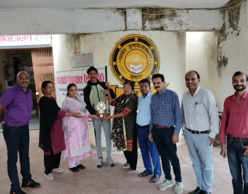 विश्वविद्यालय के हॉकी दल में चयनित हुआ महाविद्यालय का छात्र