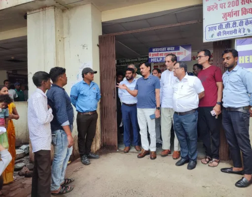 कलेक्टर ने किया जिला चिकित्सालय का निरीक्षण, सुधार के दिए निर्देश