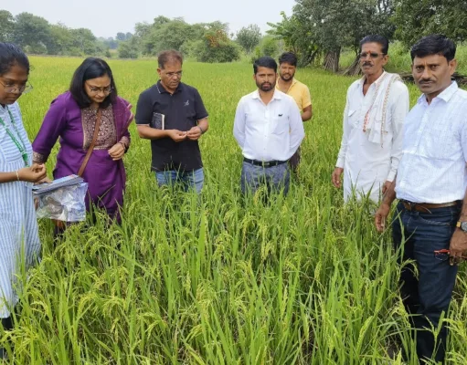 आई सी ए आर के वैज्ञानिकों द्वारा कृषि विज्ञान केंद्र की मॉनिटरिंग
