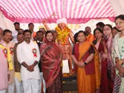 लोक स्वास्थ्य यांत्रिकी मंत्री ने किया भगवान बिरसा मुंडा की मूर्ति का अनावरण