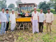 नवीन तकनीकों से हो रही गेहूं की बुवाई…
