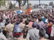 युवक के द्वारा मूर्ति तोड़ने पर हुआ बवाल…