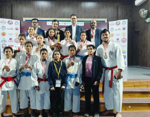 राष्ट्रीय कराते प्रतियोगिता में छिंदवाड़ा की ब्लैक बेल्ट खिलाड़ियों ने लहराया परचम