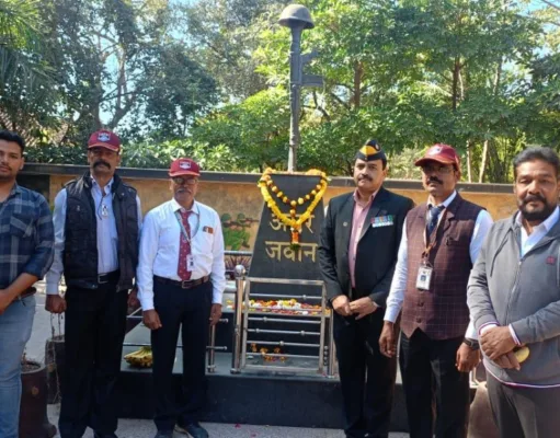 विजय दिवस कार्यक्रम संपन्न शहीदों को दी गई श्रद्धांजलि