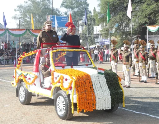 छिंदवाड़ा में हर्षोल्लास से मनाया गया 76वां गणतंत्र दिवस