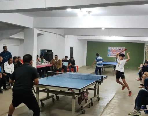 सांसद खेल महाकुंभ टेबिल टेनिस का चैंपियन बना शैलेष वहीं जूनियर का खिताब हुआ समरेंद्र के नाम