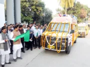 दुर्गम क्षेत्रों में घर-घर पहुंचेंगी स्वास्थ्य सेवाएं 66 मोबाइल मेडिकल यूनिट को सीएम ने दिखाई हरी झंड़ी …