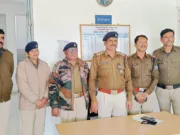 थाना कुण्डीपुरा पुलिस ने किया दुर्गा कालोनी मे हुई चोरी का खुलासा