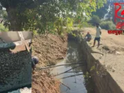 मीठी गली में बन रही गुणवत्ताहीन पुलिया, भ्रष्टाचार की खुली पोल