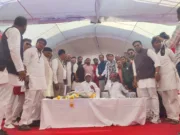 माँ कर्मा स्वर्ण जयंती पर आयोजित हुआ सामूहिक विवाह सम्मेलन ,37 नवयुगल जोड़ो ने थामा एक दूजे का हाथ