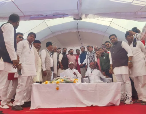 माँ कर्मा स्वर्ण जयंती पर आयोजित हुआ सामूहिक विवाह सम्मेलन ,37 नवयुगल जोड़ो ने थामा एक दूजे का हाथ