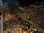 भगत सिंह शहीद दिवस पर निकली भव्य मशाल यात्रा,शहीदों की याद में सजी 94 आरती के थाली