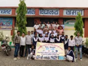 शासकीय उच्चतर माध्यमिक विद्यालय खमरा में प्रवेश उत्सव दिवस मनाया गया