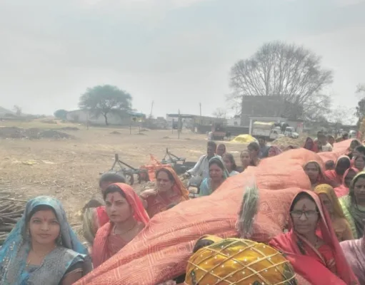 8 दिवसीय चुनरी पदयात्रा का विशाल भंडारे के साथ,कपूर्दा मे हुआ समापन