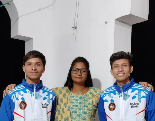 उत्कृष्ट विद्यालय जुन्नारदेव के नयन और अंबर राष्ट्रीय टेनिस वॉलीबॉल प्रतियोगिता के लिए ओडिशा रवाना