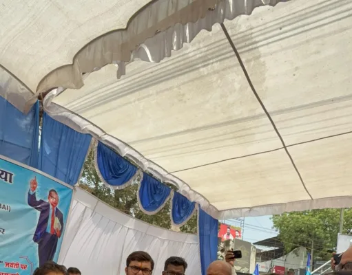 अम्बेडकर जयंती में मेहरा डेहरिया समाज ने निकाली विशाल मोटर साइकिल रैली