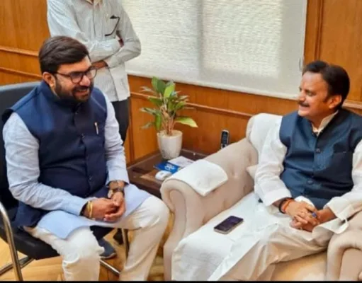 सांसद बंटी विवेक साहू ने भोपाल में जिले के विकास के लिए मांगा सहयोग