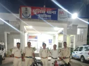 पुलिस गिरफ्त में मोटरसाइकिल चोर ,2 वाहन बरामद…