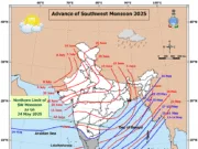 दक्षिण-पश्चिम मॉनसून अपनी सामान्य तिथि से आठ दिन पहले केरल पहुंचा