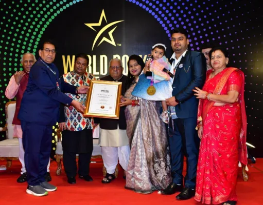 छिंदवाड़ा की शरण्या सूर्यवंशी ने मात्र 72 दिन की उम्र में बनाया वर्ल्ड रिकॉर्ड, लंदन की वर्ल्ड बुक ऑफ रिकॉर्ड्स में दर्ज हुआ नाम