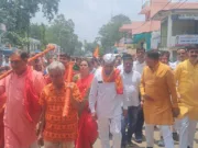 कांवड़ लेकर निकले शिव भक्त, बम-बम भोले के जयकारों से गूंजा कोयलांचल