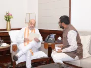 केन्द्रीय गृहमंत्री अमित शाह से सांसद बंटी विवेक साहू ने की मुलाकात