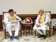 प्रधानमंत्री मोदी से मुख्यमंत्री डॉ. यादव ने नई दिल्ली में की सौजन्य भेंट धानमंत्री श्री मोदी से मुख्यमंत्री डॉ. यादव ने नई दिल्ली में की सौजन्य भेंट