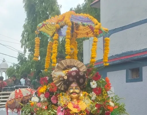 अमरवाड़ा: निकली बाबा महाकाल की शाही सवारी