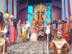 छिंदवाड़ा में लाल बाग की माई सेवा समिति की भव्य दुर्गा झांकी, आकर्षण का केंद्र बनी 25 फीट ऊंची प्रतिमा