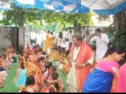 गणेश मंदिर के कन्या पूजन एवं महाआरती में उमड़ा जनसैलाब