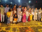 छिंदवाड़ा में 4000 दीपों से जगमगाया स्वच्छता का संदेश