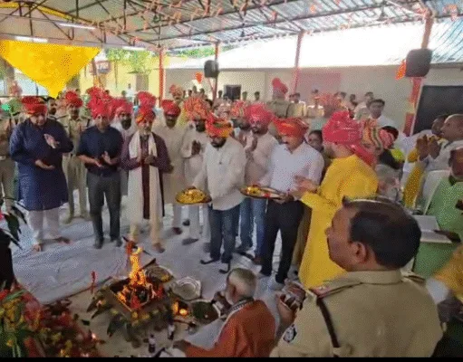 पुलिस लाइन छिंदवाड़ा में दशहरा एवं शस्त्र पूजन समारोह सम्पन्न