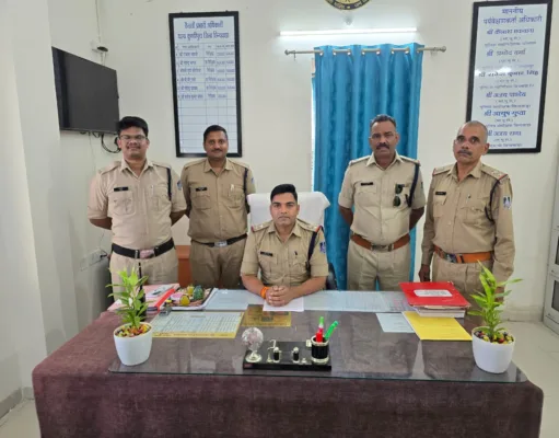 पुलिस ने खेत से मोटर चोरी के 3आरोपियों को भेजा जेल