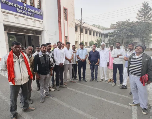छिंदवाड़ा: चारगांव में शासकीय भूमि पर कंपनी का अवैध कब्जा, सैकड़ों पुराने पेड़ों की कटाई का आरोप, ग्रामीणों ने कलेक्टर से की शिकायत