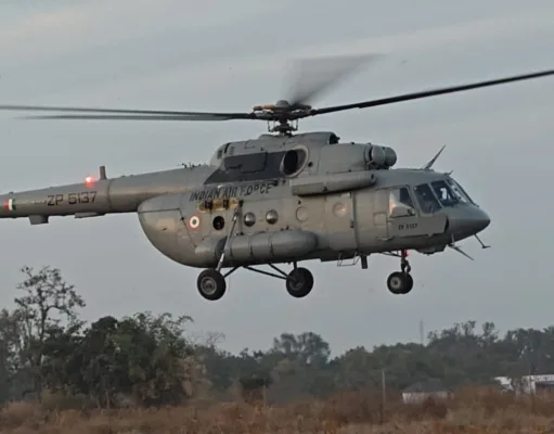 एमआई-17 हेलीकॉप्टर में सवार होकर बाघिन गई ससुराल…