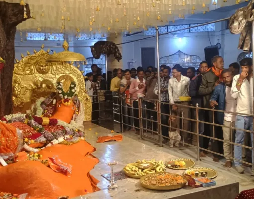 नूतन वर्ष पर चमत्कारिक श्री हनुमान मंदिर जामसांवली में उमडा श्रद्धा-विश्वास का सैलाब