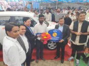 लकी ड्रा में विपिन को मिली कार , सतीजा मोटर्स में उपहारो की बौछार