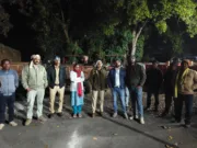 लोहांगी में नदी से रेत के अवैध उत्खनन/परिवहन करते 5 वाहन जप्त