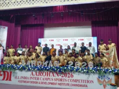 FDDI छिंदवाड़ा में आयोजित “आरोहण-2026” इंटर-कैंपस खेल प्रतियोगिता का हुआ भव्य समापन