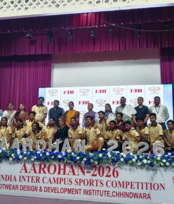 FDDI छिंदवाड़ा में आयोजित “आरोहण-2026” इंटर-कैंपस खेल प्रतियोगिता का हुआ भव्य समापन